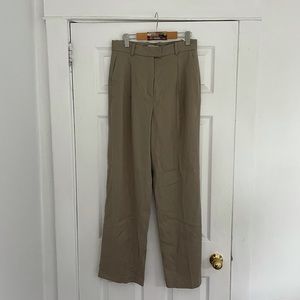 Babaton linen dress pants size 10